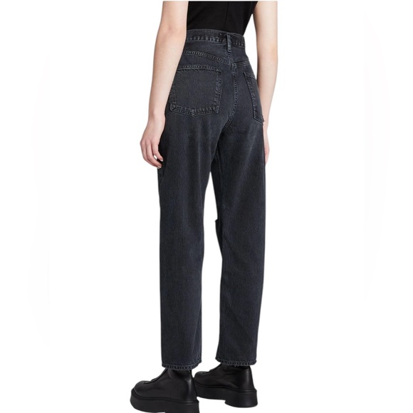 Agolde 90'S MID RISE Jeans in Tar Black | size 29 | NWOT - Picture 3 of 7